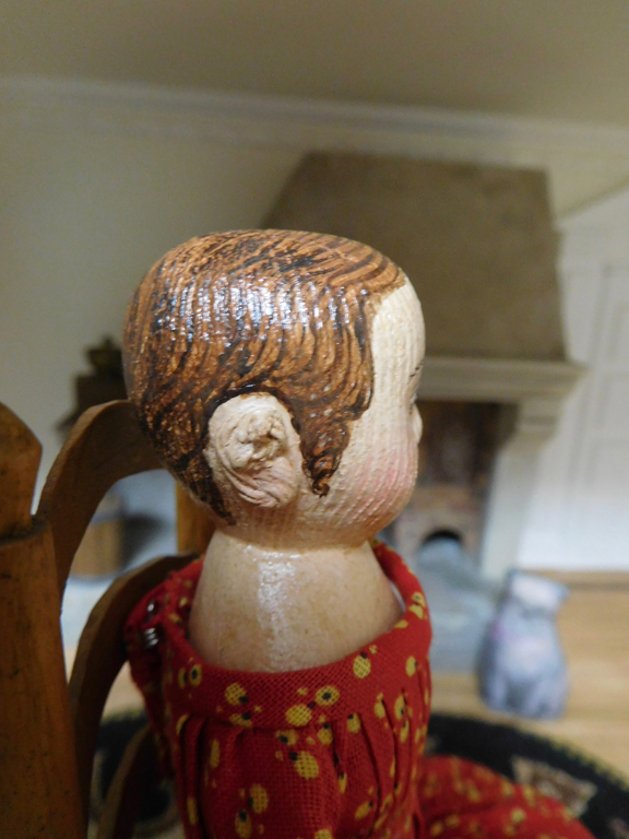 Izannah Walker GIrl with curls