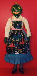 Mary Melon in Casual dress with apron