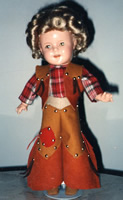 Jeans Shirley in the repro outfit