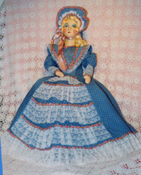 Fancy dress and bonnet